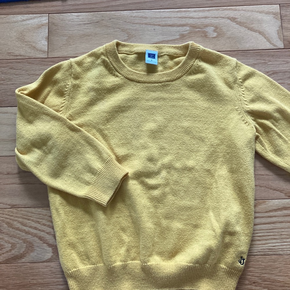 Janie and Jack Yellow Sweater boy size 3